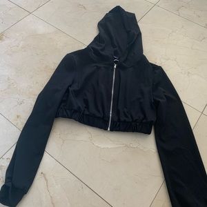 Cropped zip up jacket!